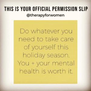How to Take Care of Yourself During the Holidays